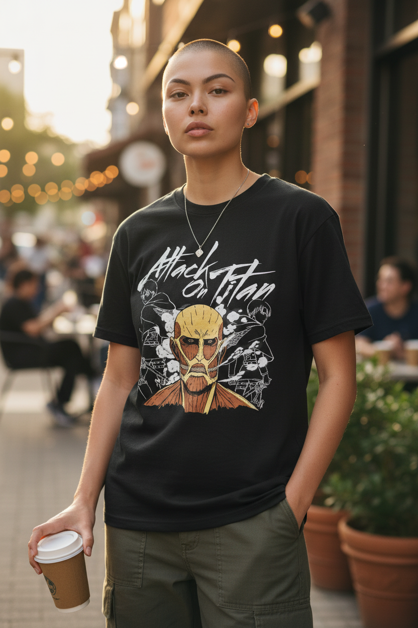 Colossal Warrior Style Graphic T-Shirt – Unisex Tee for Teens & Adults