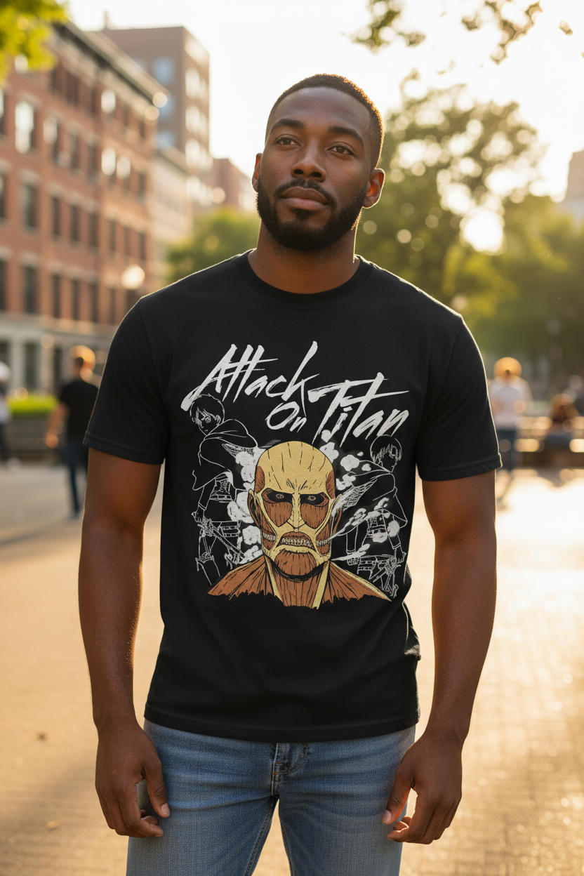 Colossal Warrior Style Graphic T-Shirt – Unisex Tee for Teens & Adults