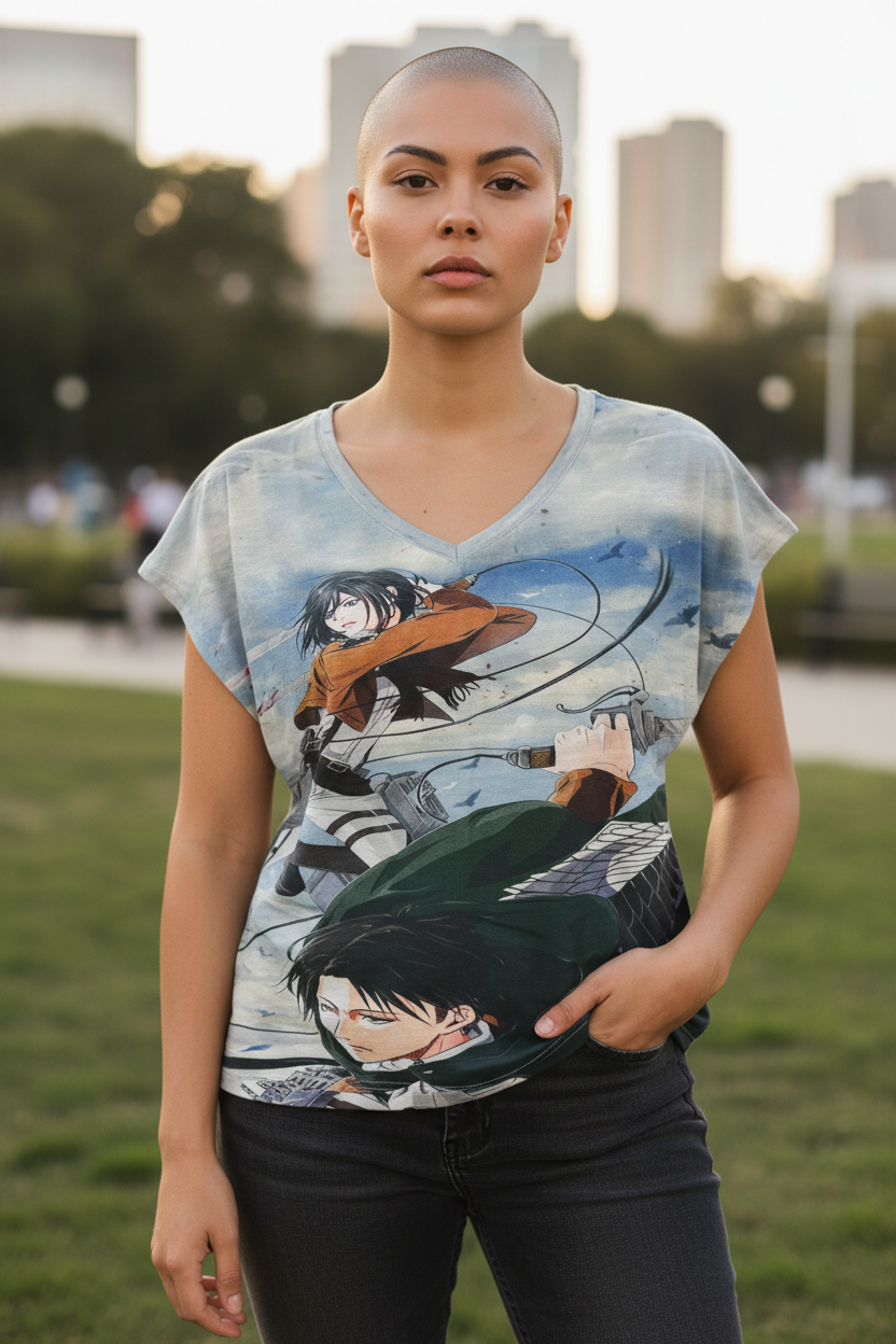 Colossal Hero Style Graphic T-Shirt – Teen Girls & Women, High-Quality Cotton