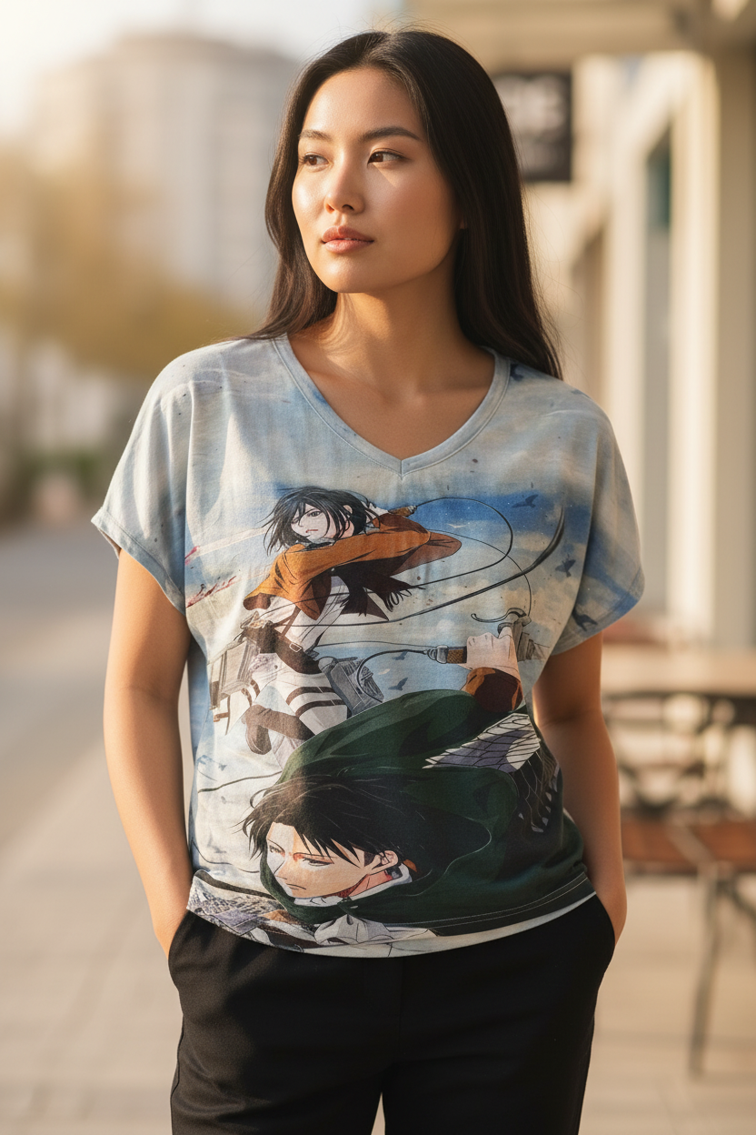 Colossal Hero Style Graphic T-Shirt – Teen Girls & Women, High-Quality Cotton