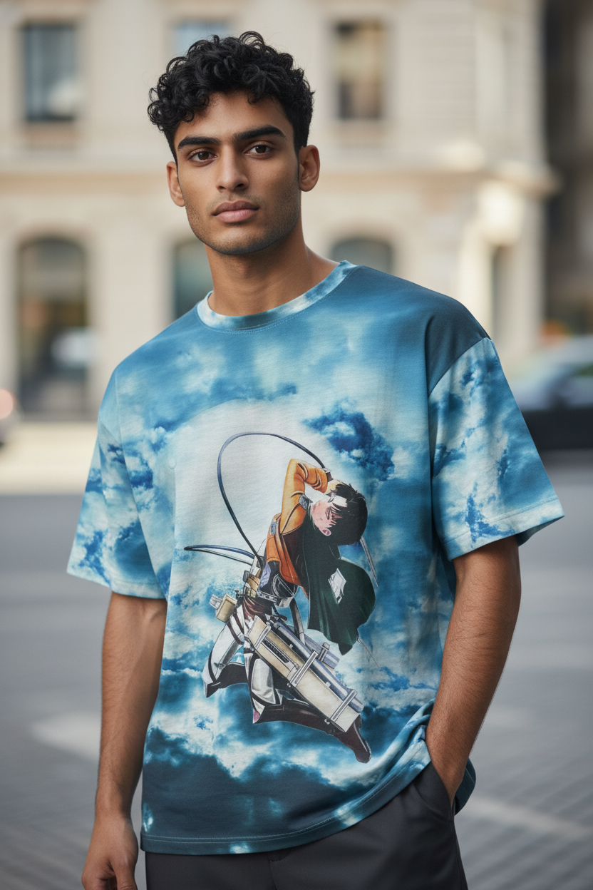 Colossal Warrior Style Graphic T-Shirt – Men & Teen Casual Tee