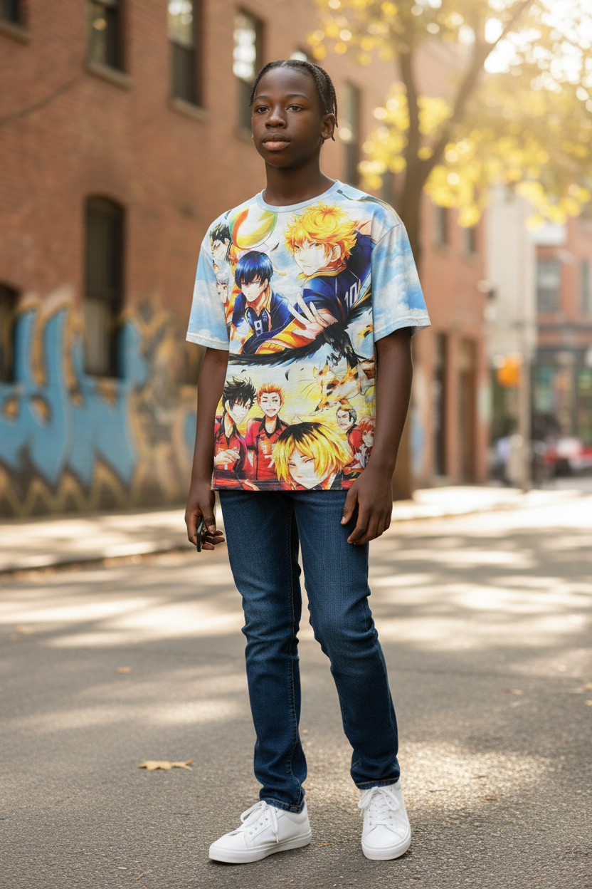 Volleyball Champion Style Graphic T-Shirt – Teen & Adult Casual Tee