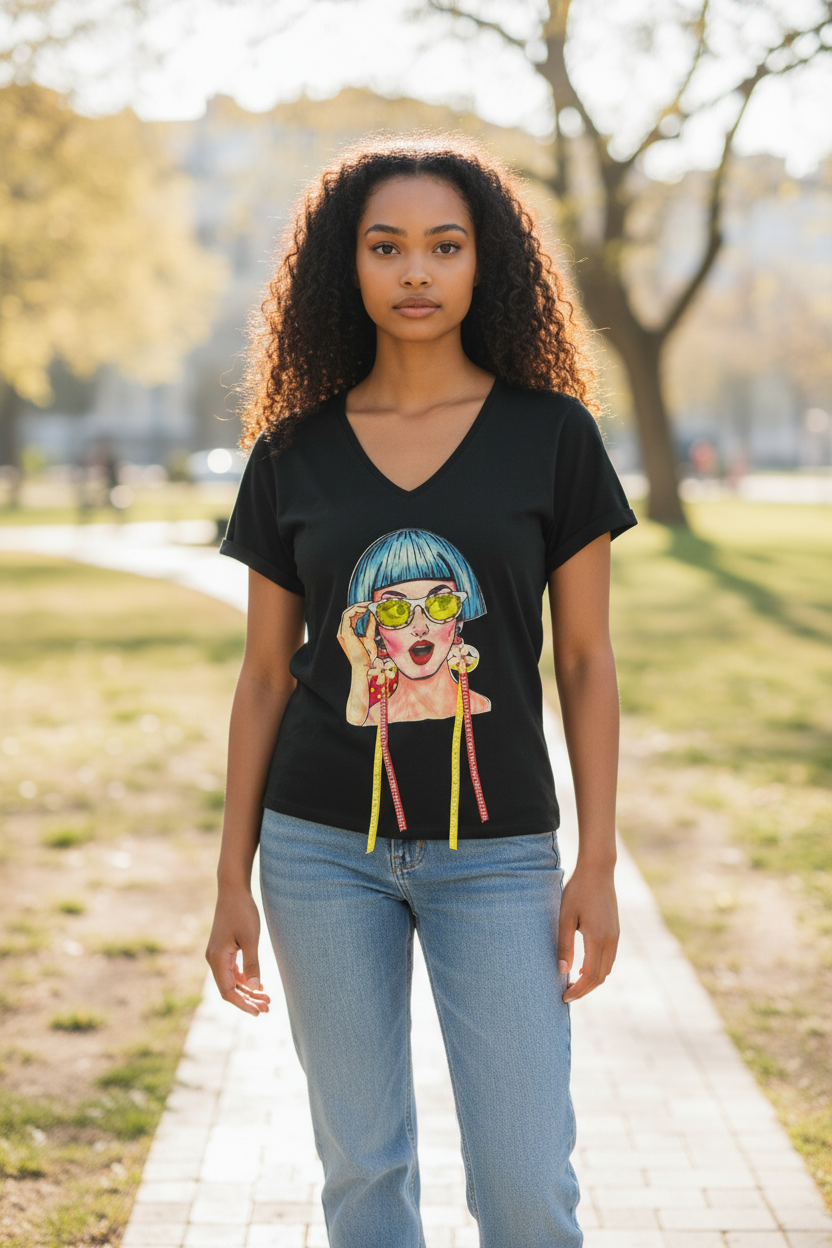 Girl’s T-Shirt – Casual Short Sleeve Tee