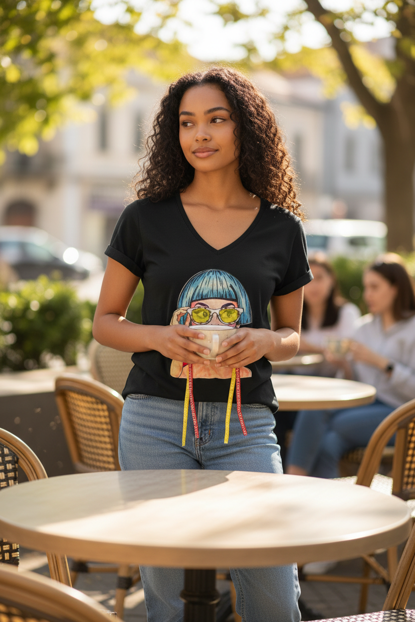 Girl’s T-Shirt – Casual Short Sleeve Tee