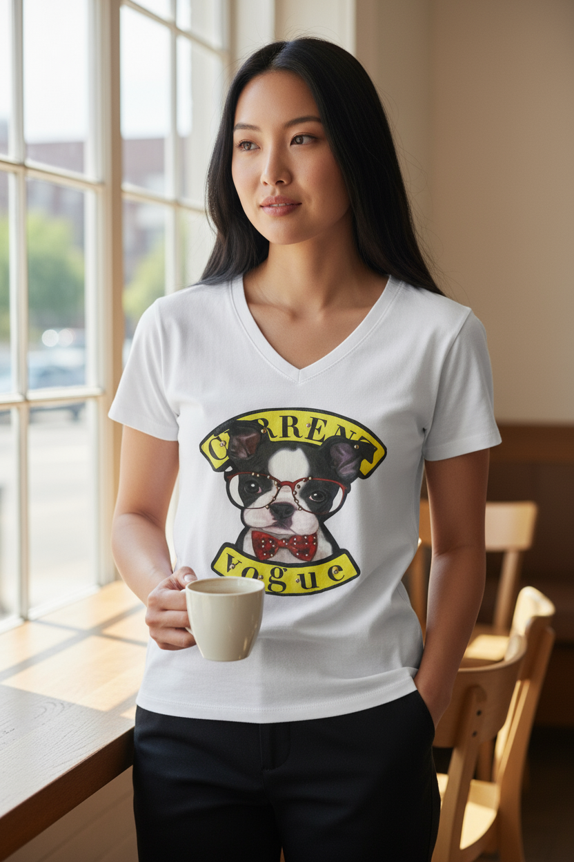 Girl Teen Fashion T-Shirt – Trendy Casual Short Sleeve Tee