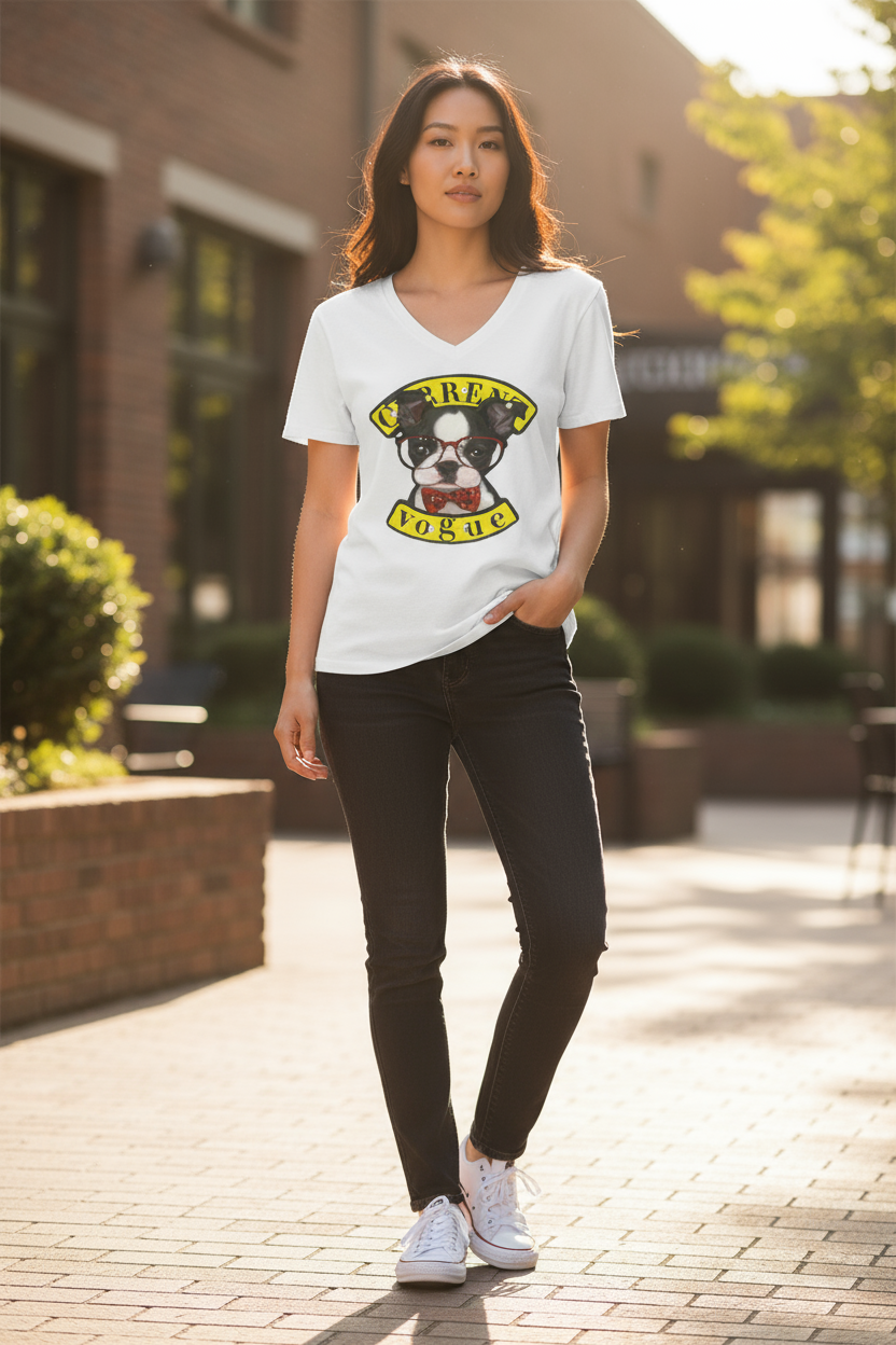 Girl Teen Fashion T-Shirt – Trendy Casual Short Sleeve Tee