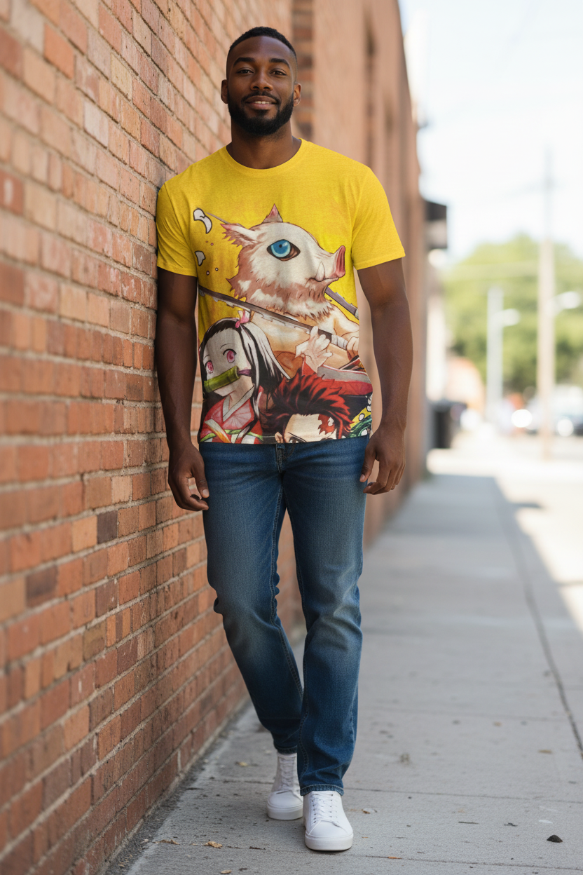 Shadow Warrior Style Graphic T-Shirt – Unisex Tee for Teens & Adults