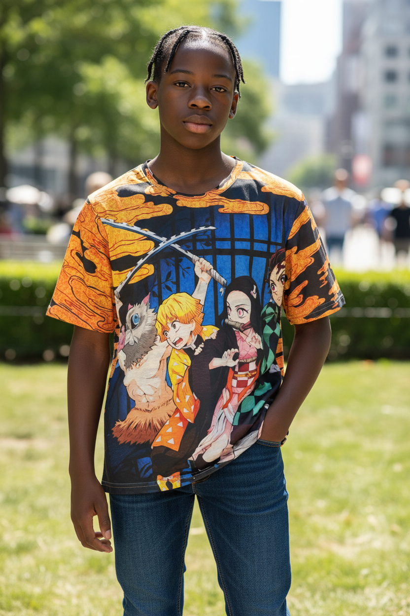 Shadow Hunter Style Graphic T-Shirt – Unisex Tee for Teens & Adults