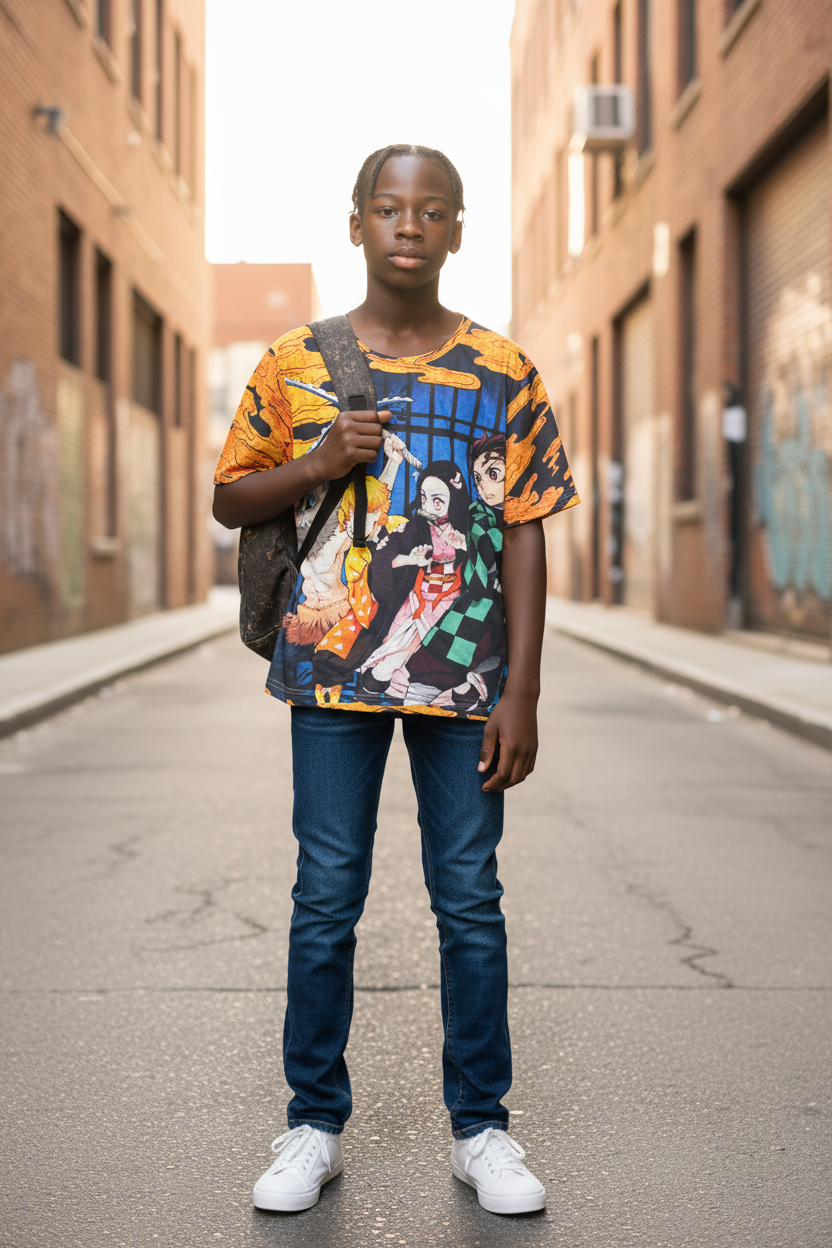 Shadow Hunter Style Graphic T-Shirt – Unisex Tee for Teens & Adults