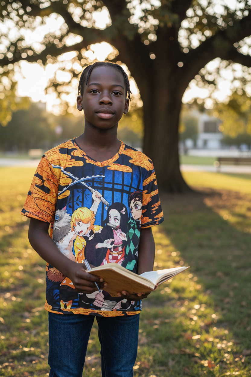 Shadow Hunter Style Graphic T-Shirt – Unisex Tee for Teens & Adults