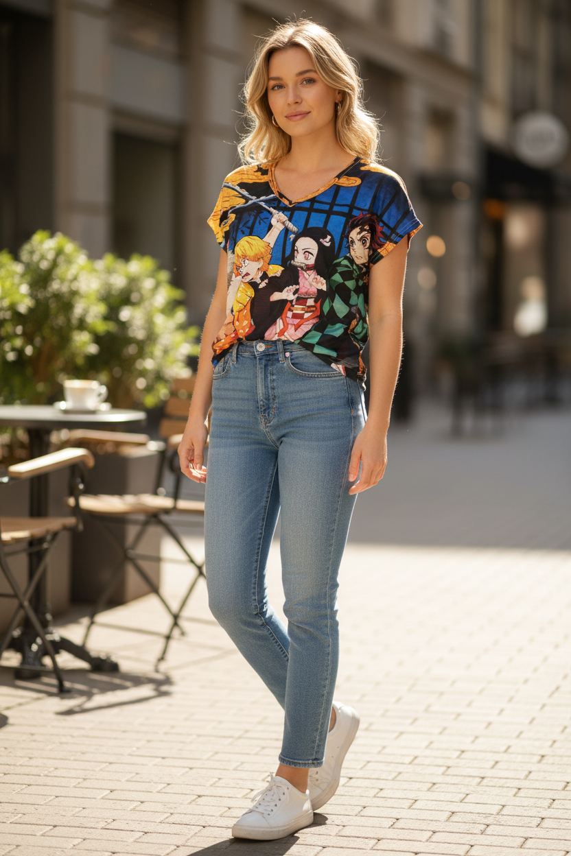 Shadow Warrior Style Graphic T-Shirt – Soft & Stylish Unisex Tee for Teens & Adults