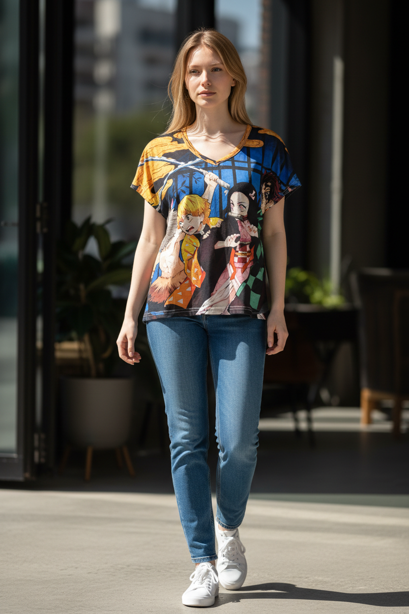 Shadow Warrior Style Graphic T-Shirt – Soft & Stylish Unisex Tee for Teens & Adults