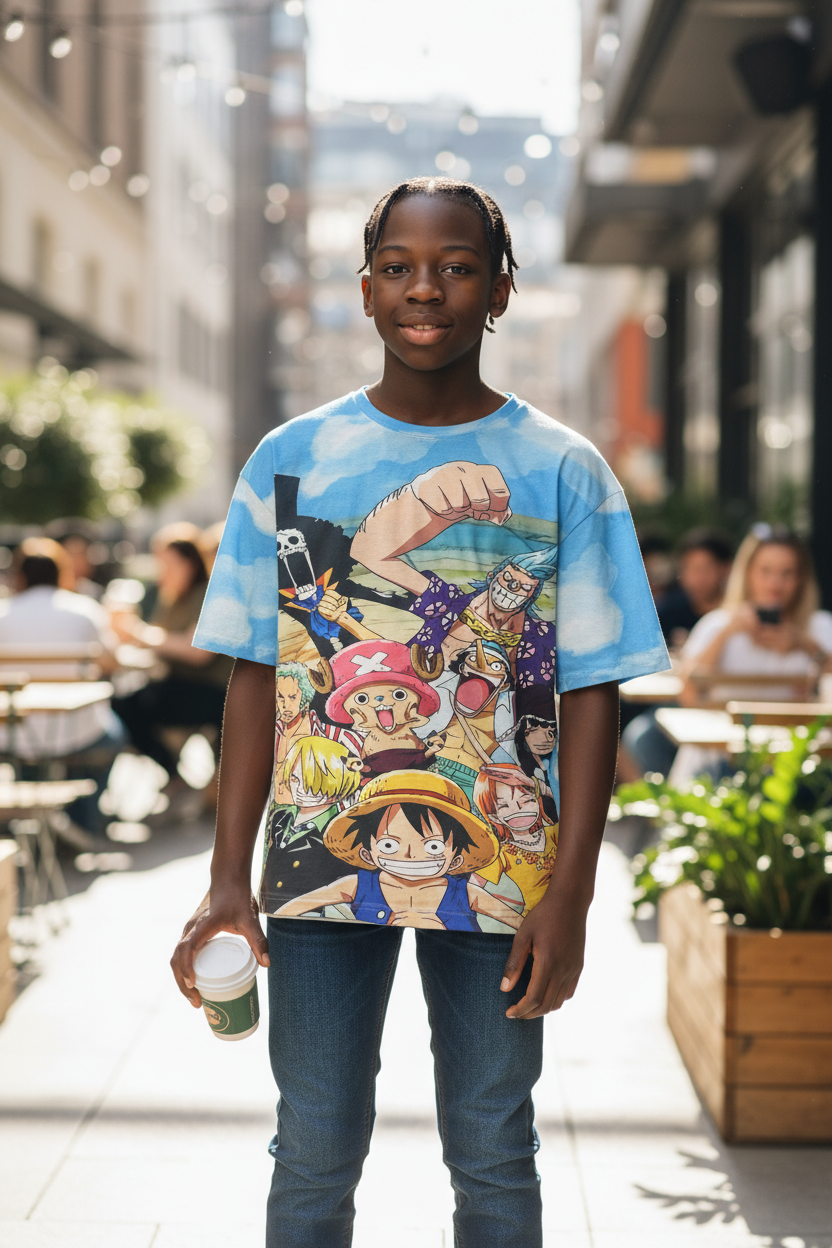 Pirate Adventure Style Graphic T-Shirt – Trendy Tee for Men