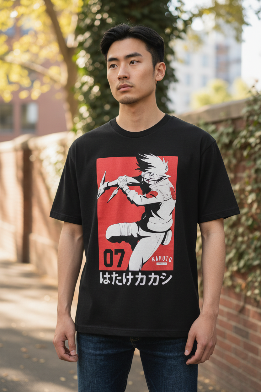 Ninja Warrior Style Graphic T-Shirt – Casual Tee for Teens & Adults