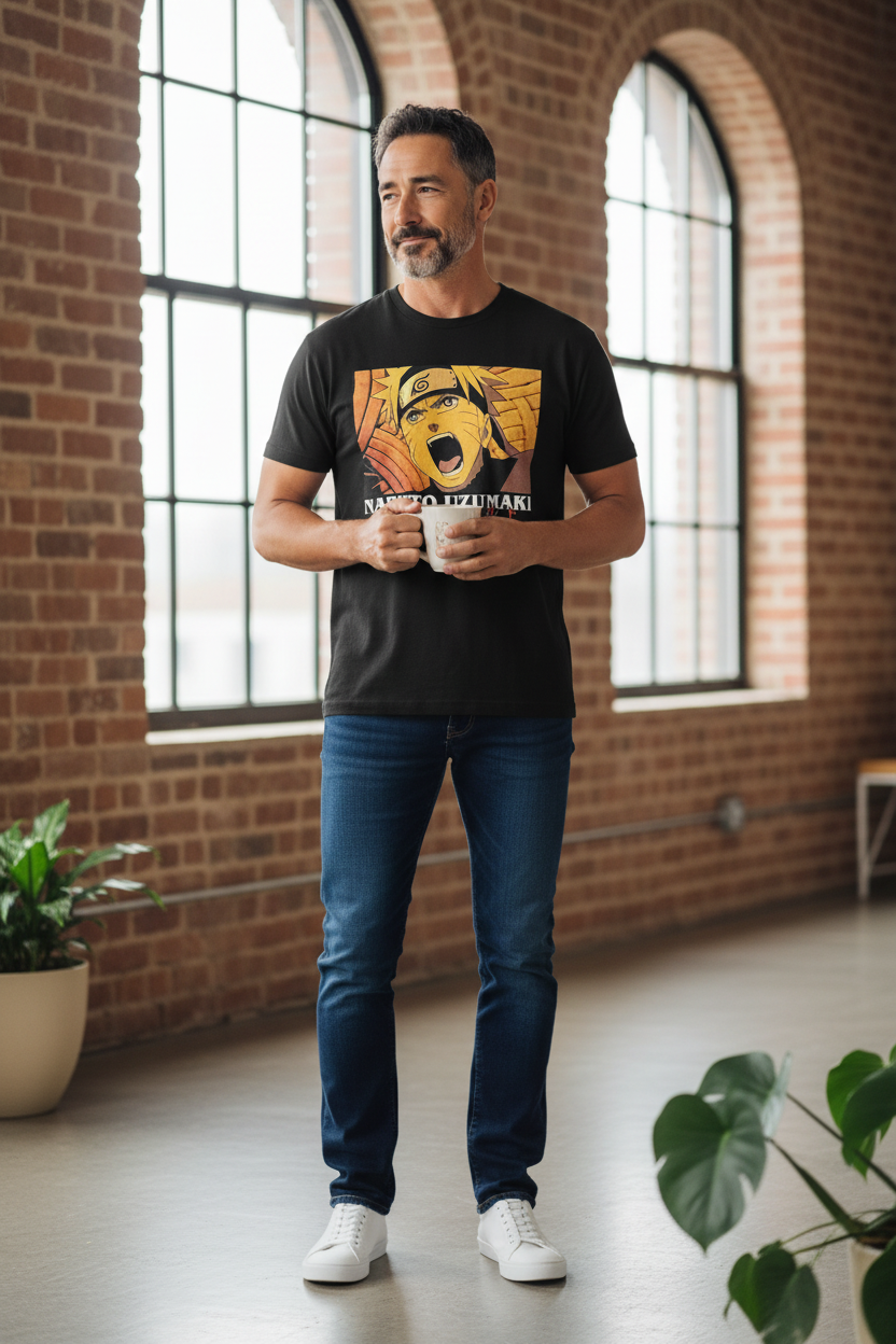 Ninja Adventure Style Graphic T-Shirt – Casual Tee for Teens & Adults