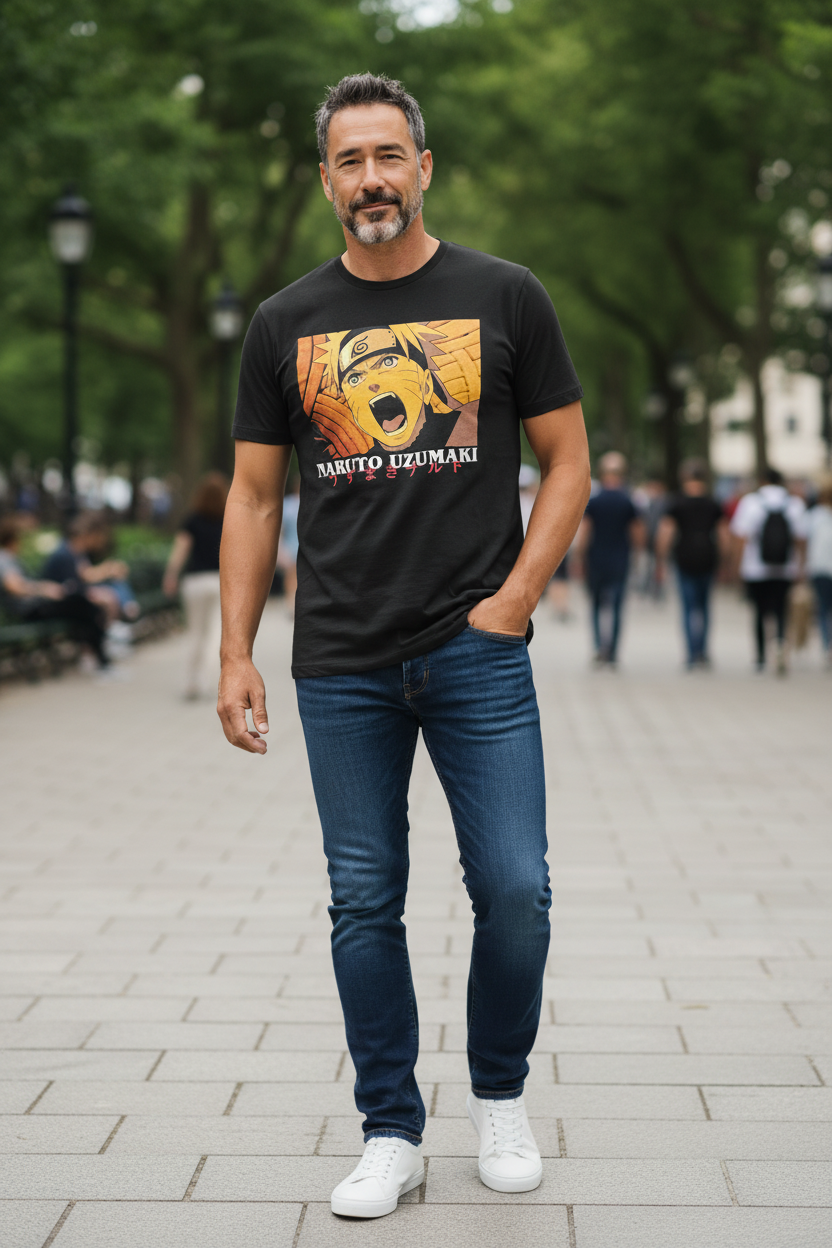 Ninja Adventure Style Graphic T-Shirt – Casual Tee for Teens & Adults