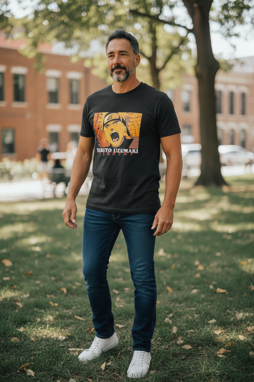 Ninja Adventure Style Graphic T-Shirt – Casual Tee for Teens & Adults