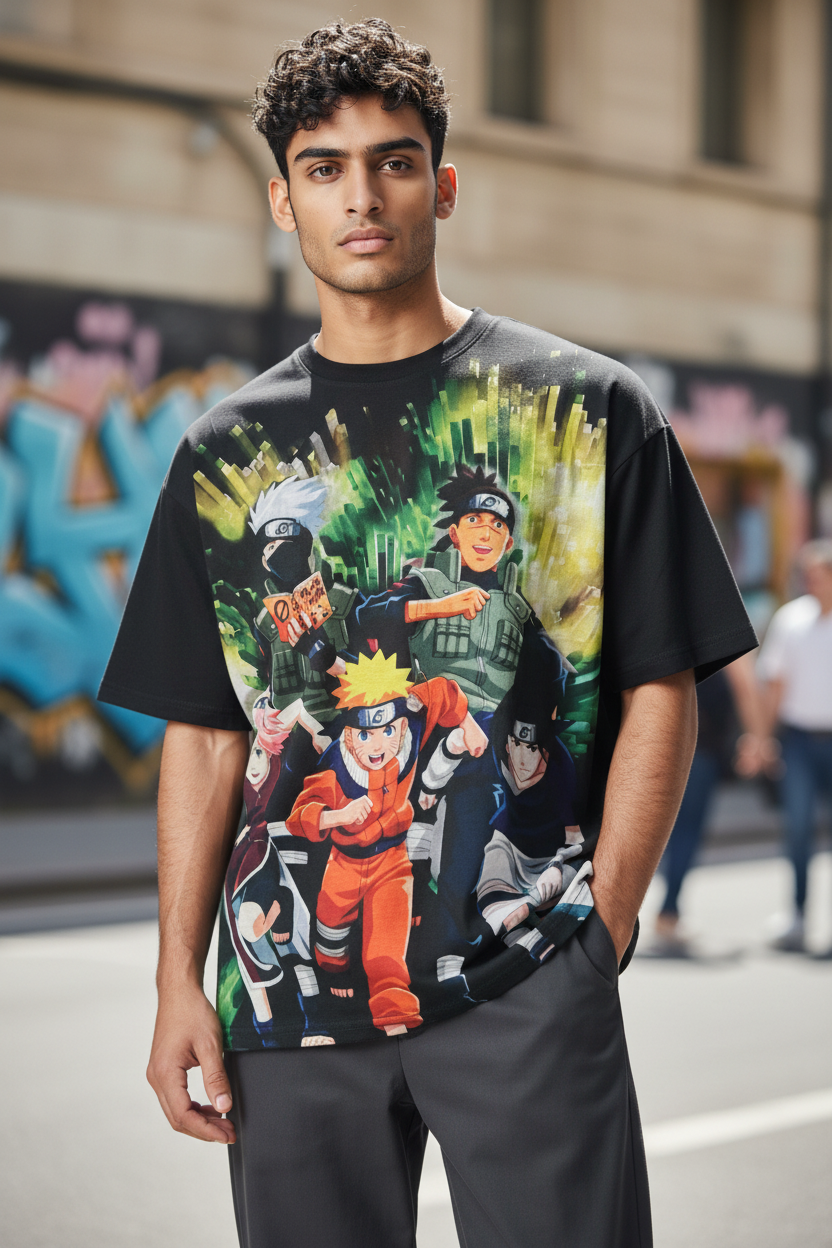 Ninja Warrior Style Graphic T-Shirt – Casual Tee for Teens & Adults