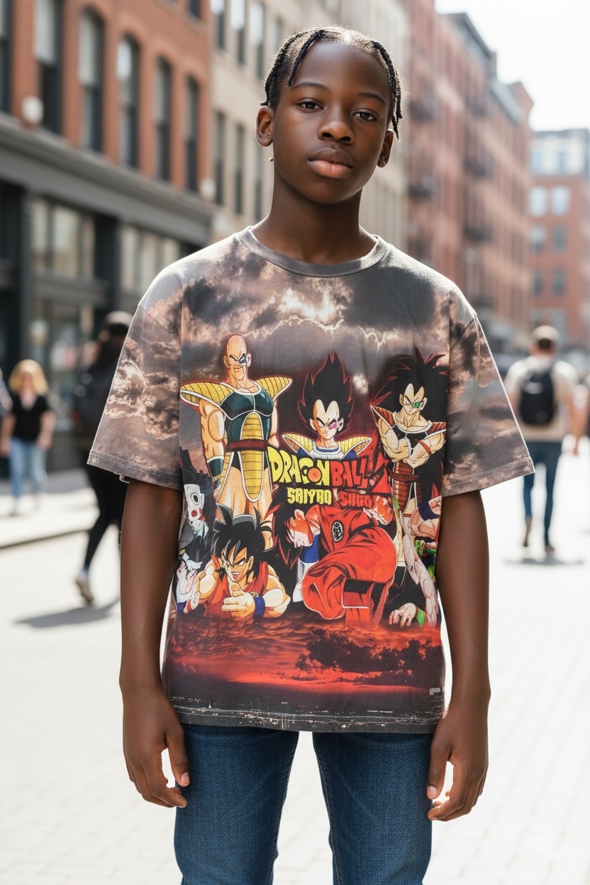 Action Hero Style Graphic T-Shirt for Men & Teens – Casual Tee