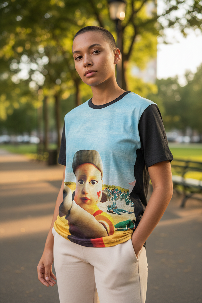 Survival Game Style Graphic T-Shirt – Unisex Anime-Inspired Tee for Teens & Adults