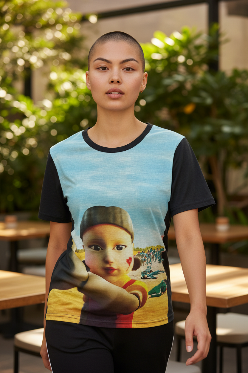 Survival Game Style Graphic T-Shirt – Unisex Anime-Inspired Tee for Teens & Adults