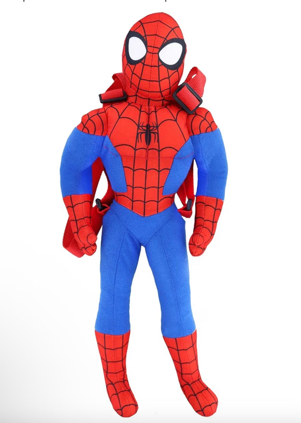Spider-Man Plush Backpack 19 Inch – Officially Licensed Soft Character Backpack for Kids