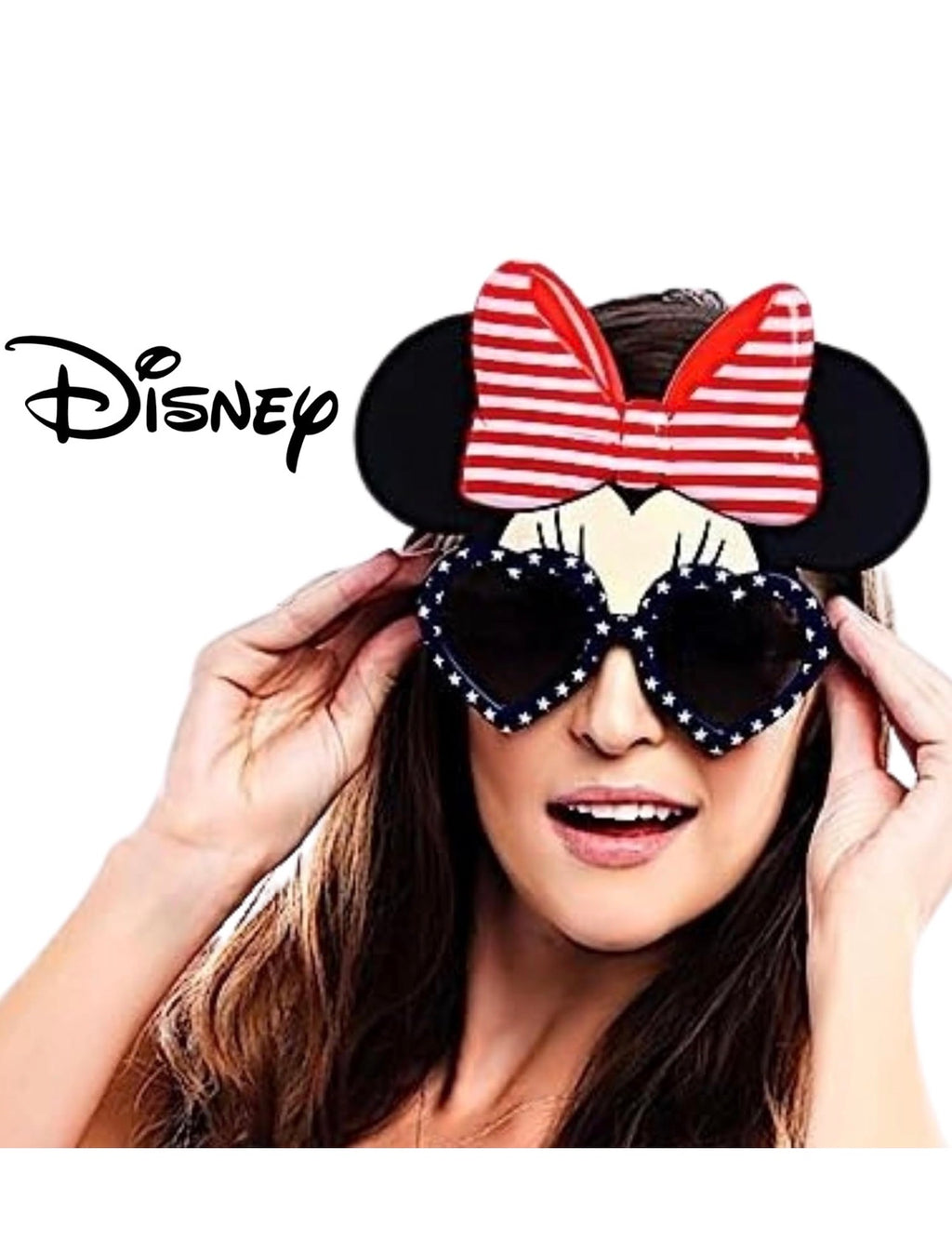 Sun- Staches Minnie Mouse Sunglasses one size fits most Adults and Teens