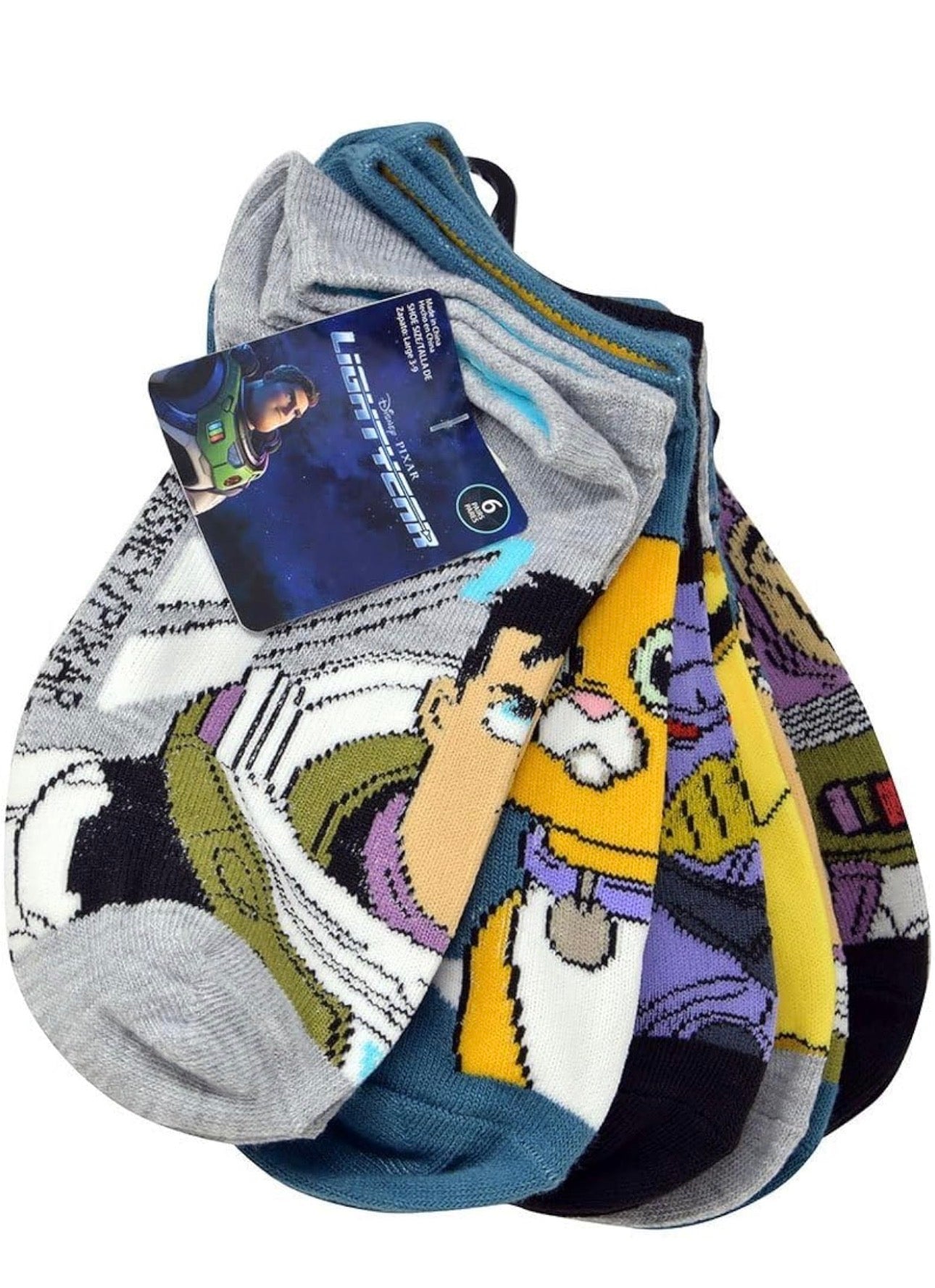 Toy Story 6-Piece Sock Set - Licensed &amp; Good Quality