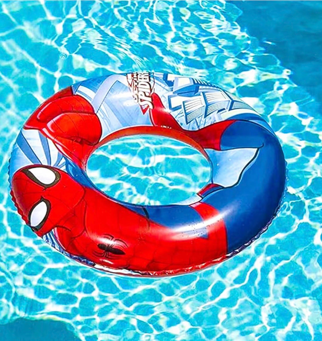 Marvel Spider-Man Swim Ring – Inflatable Inner Tube for Kids Ages 3–6, Licensed