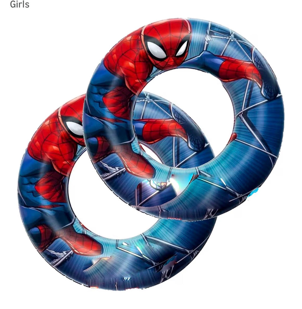Marvel Spider-Man Swim Ring – Inflatable Inner Tube for Kids Ages 3–6, Licensed