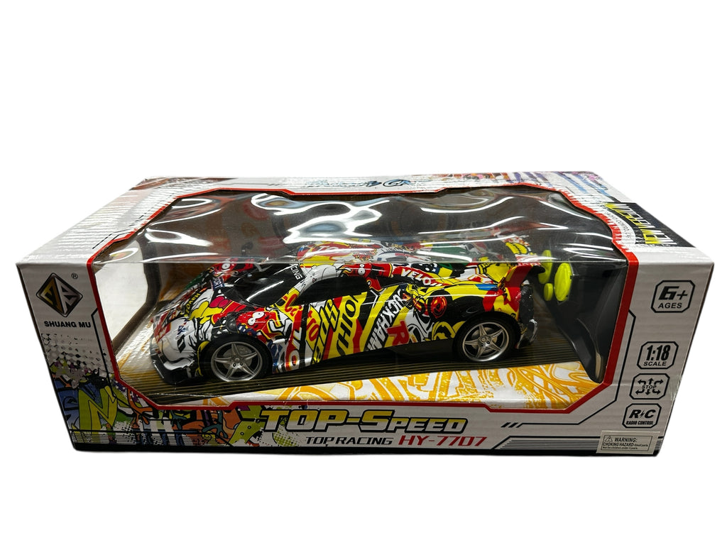 Top-Speed Graffiti Racing RC Car – Fast, Fierce & Fun!
