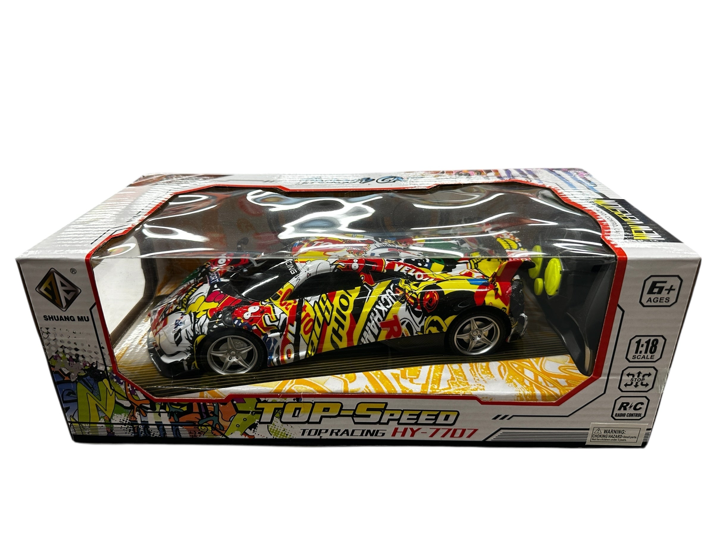 Top-Speed Graffiti Racing RC Car – Fast, Fierce & Fun!