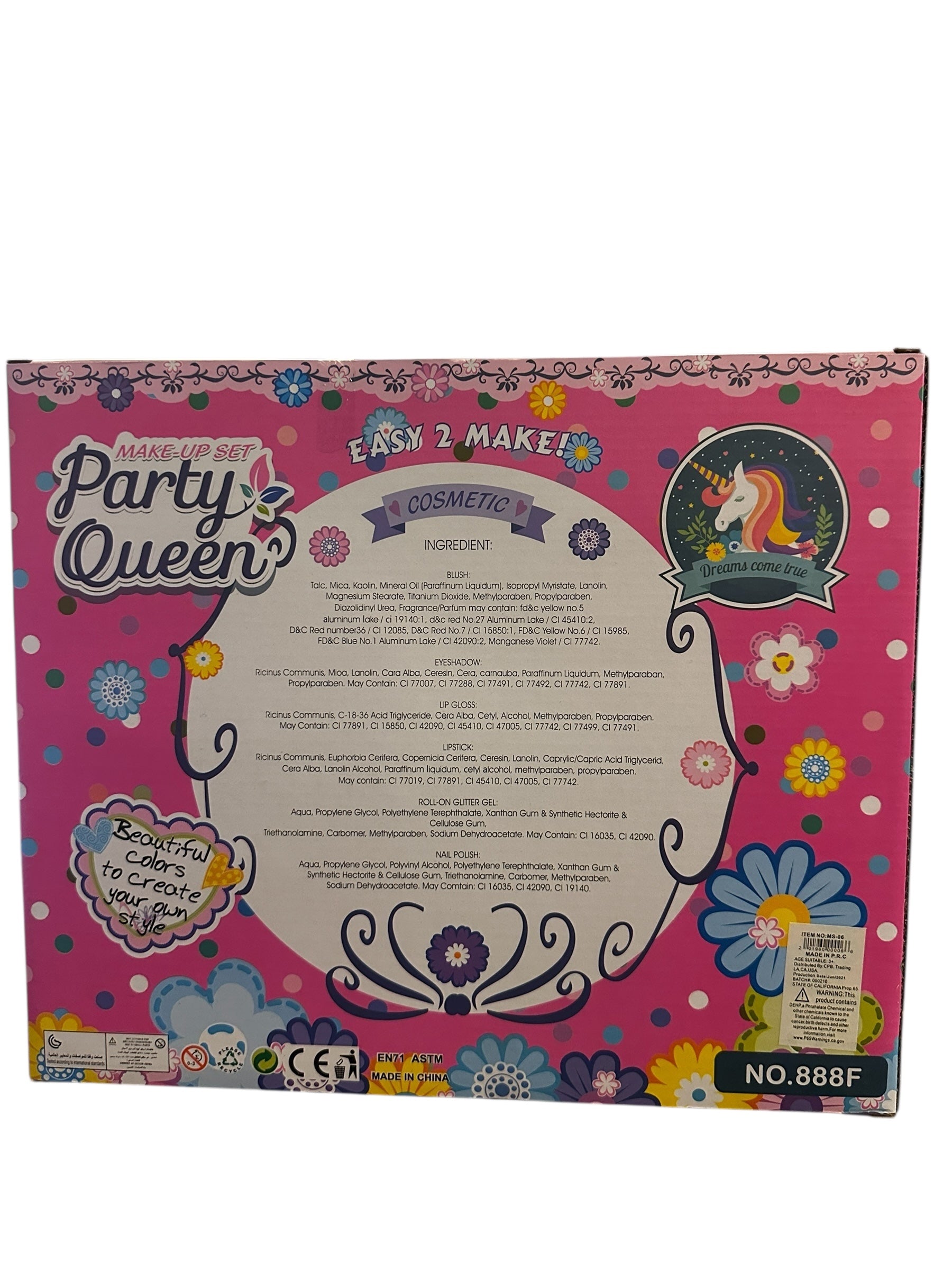 🦸♀️ Dream Girl Mermaid Make-Up Set 🧜♀️💄