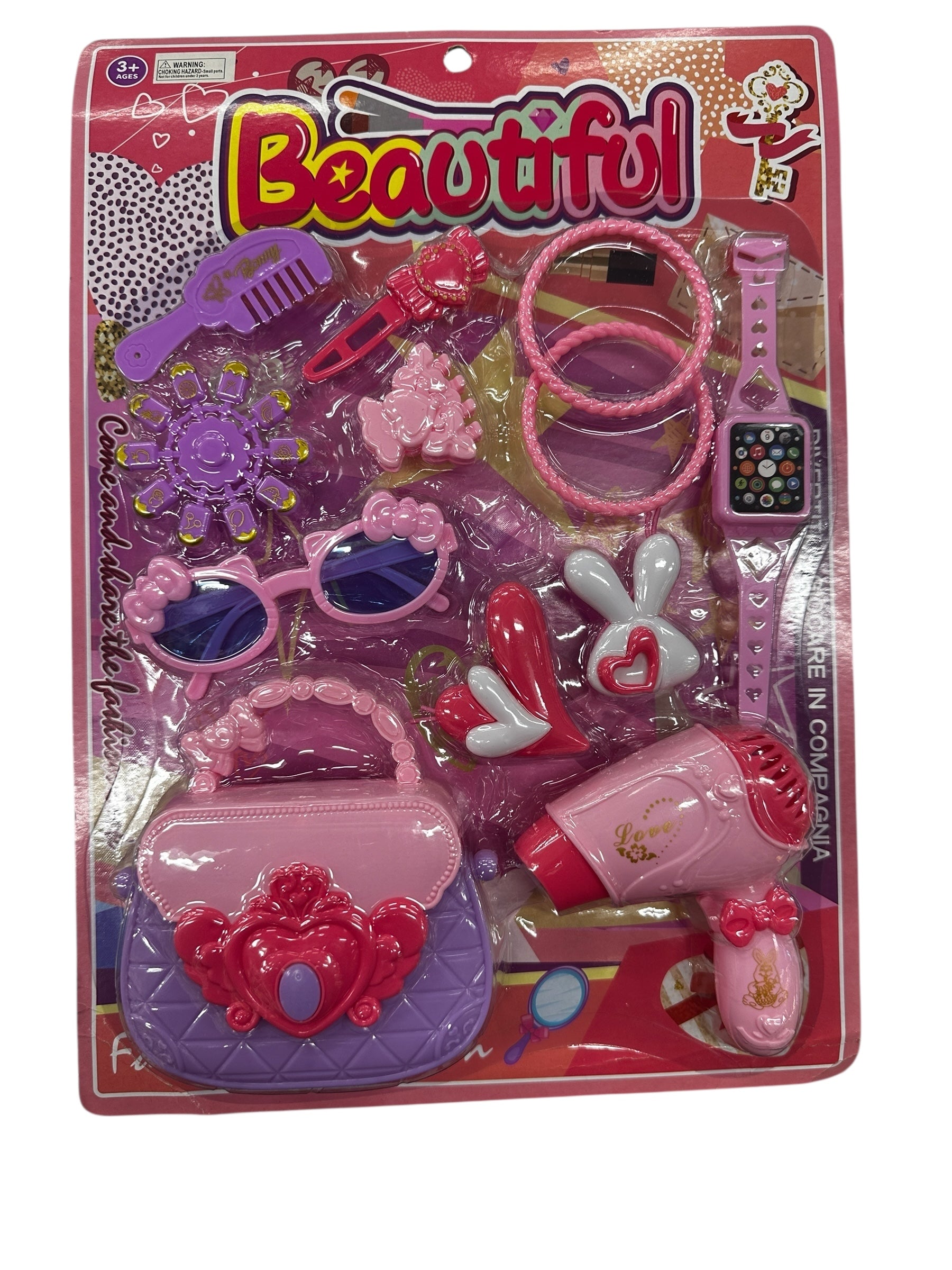 💄✨ Beautiful Fashion Carriage &amp; Hair Accessories Set 👑💖