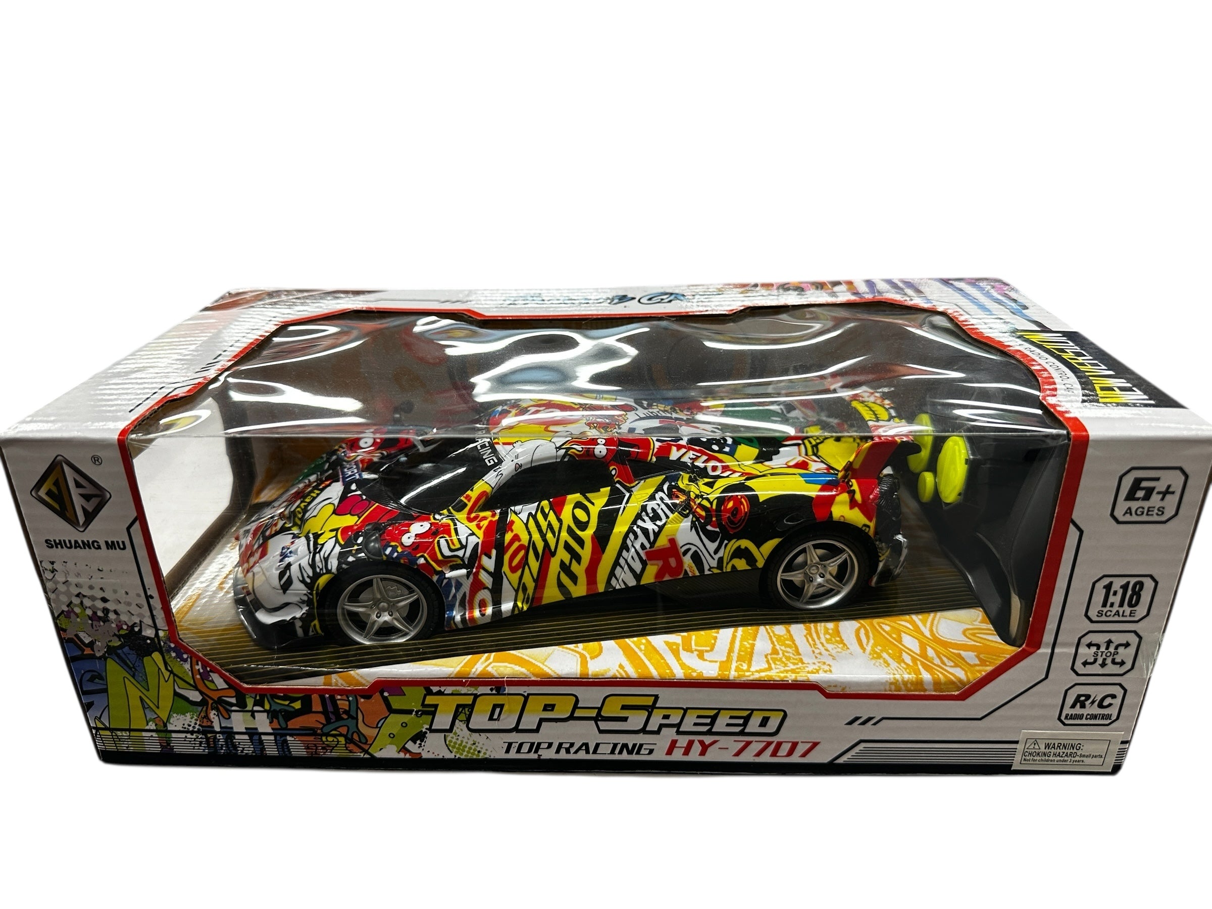 Top-Speed Graffiti Racing RC Car – Fast, Fierce & Fun!