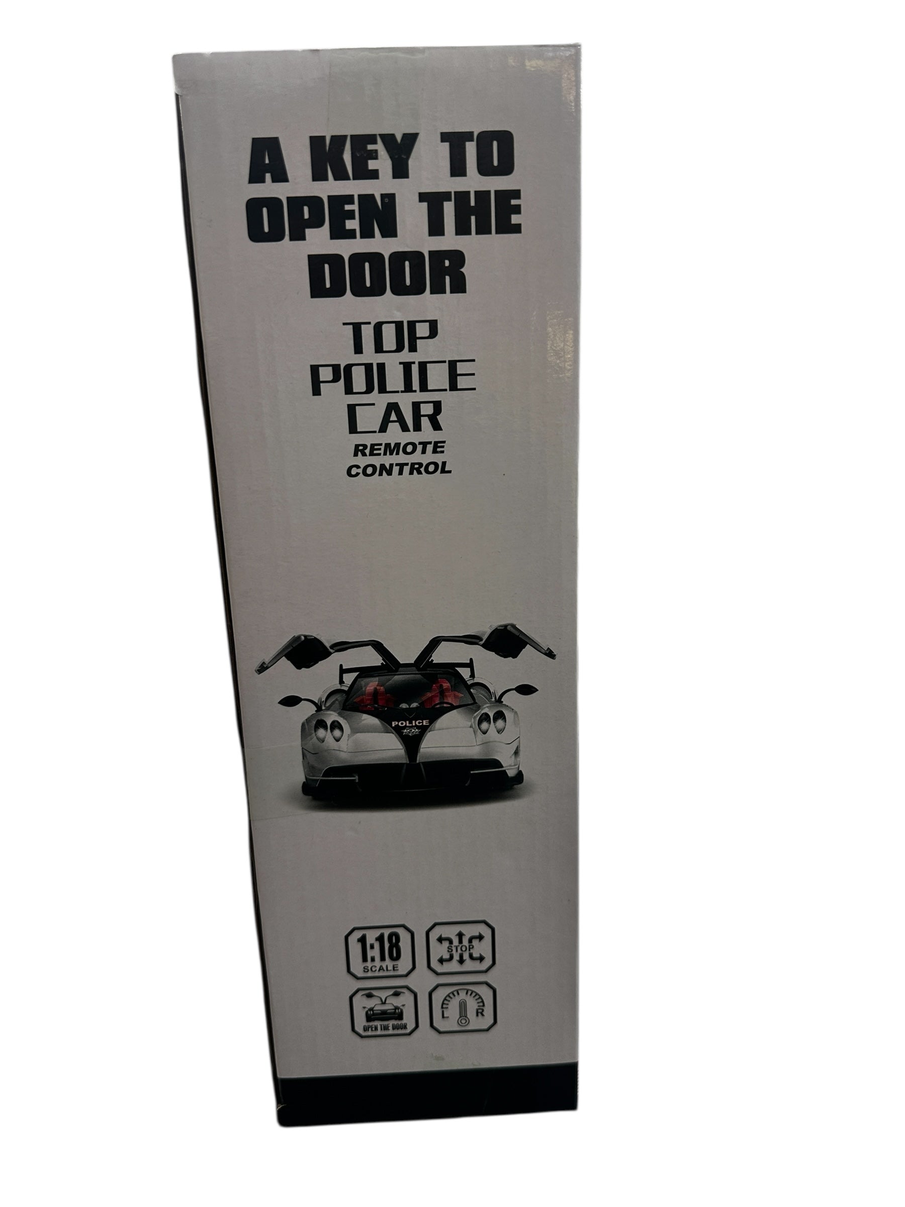 Police-Graffiti Speed RC Car – 1:18 Scale High-Speed Action!