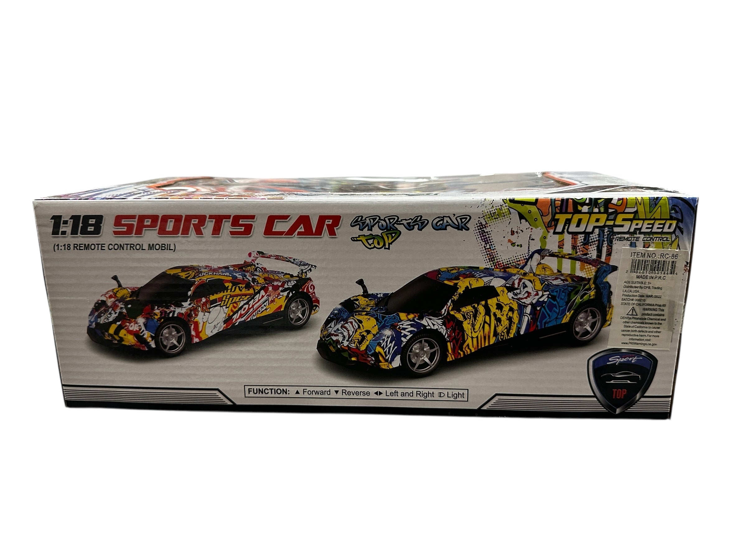 Top-Speed Graffiti Racing RC Car – Fast, Fierce & Fun!