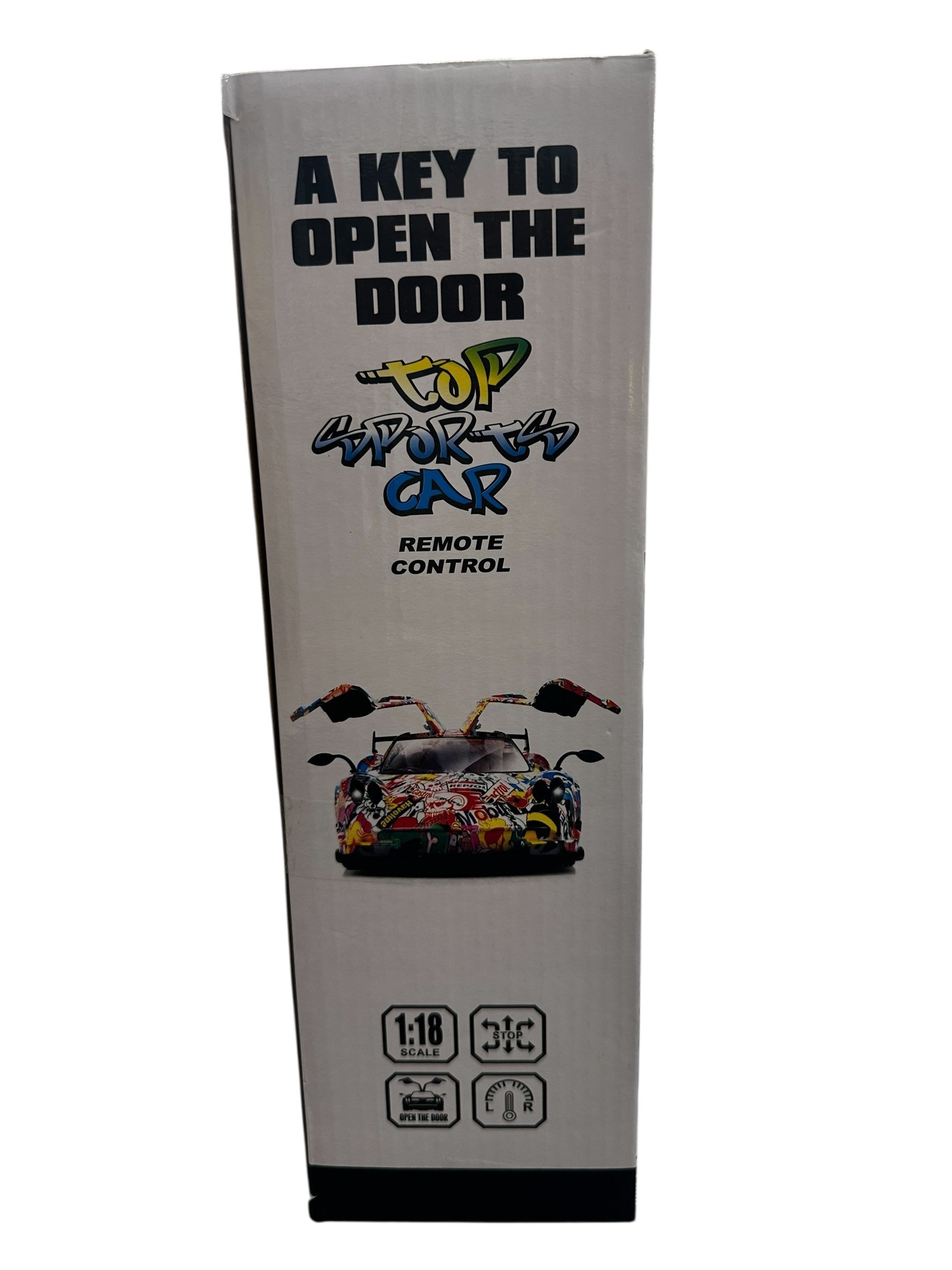 Police-Graffiti Speed RC Car – 1:18 Scale High-Speed Action!