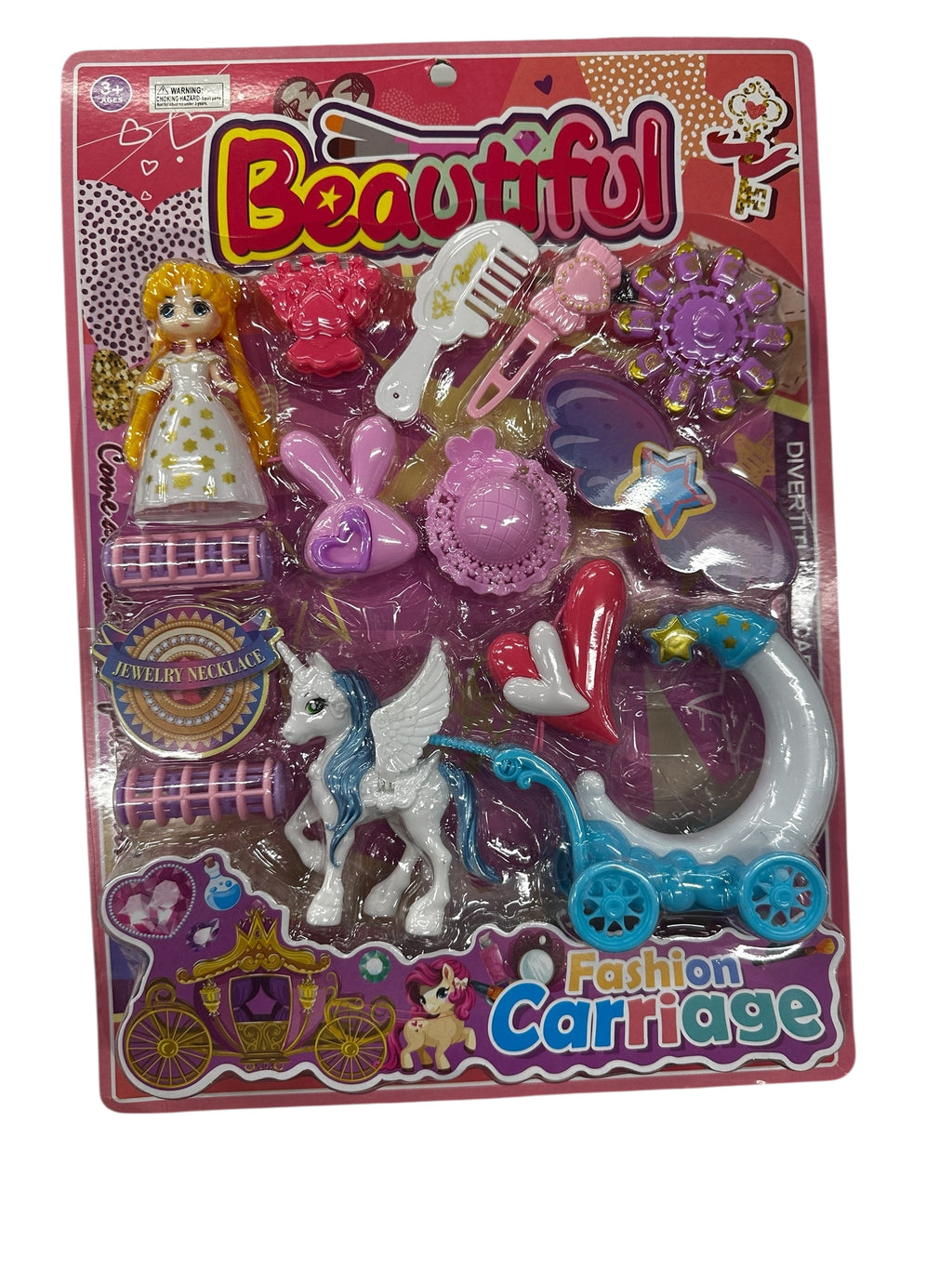 💄✨ Beautiful Fashion Carriage &amp; Hair Accessories Set 👑💖