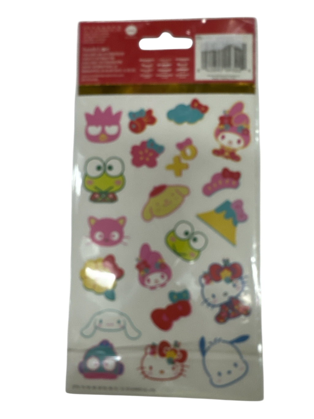 HELLO KITTY STICKERS 4 SHEETS 100 STICKERS