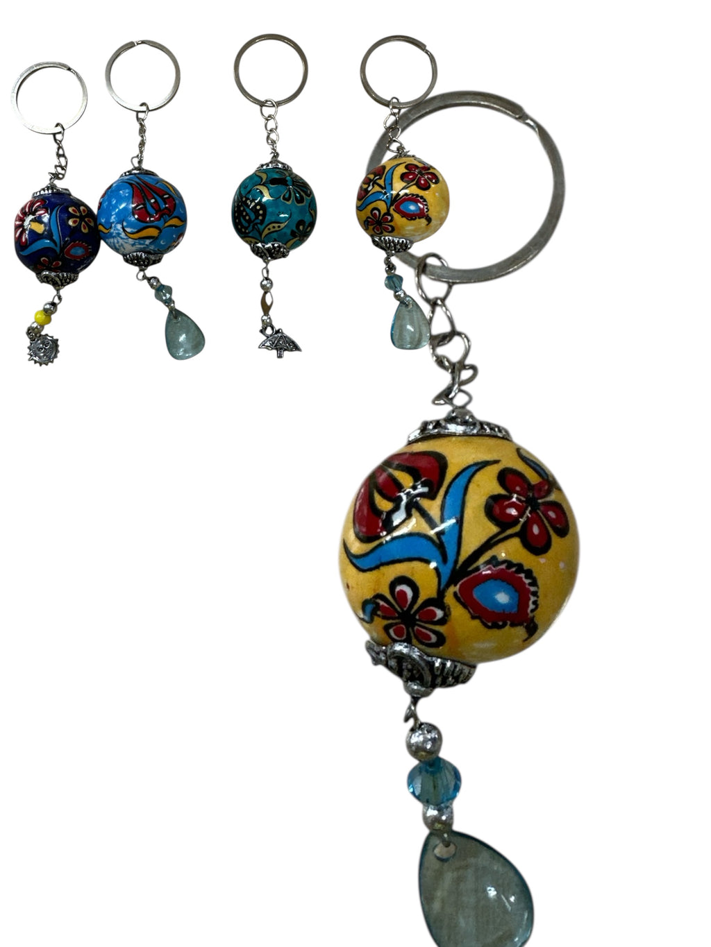 EVIL EYE KEYCHAIN CERAMIC