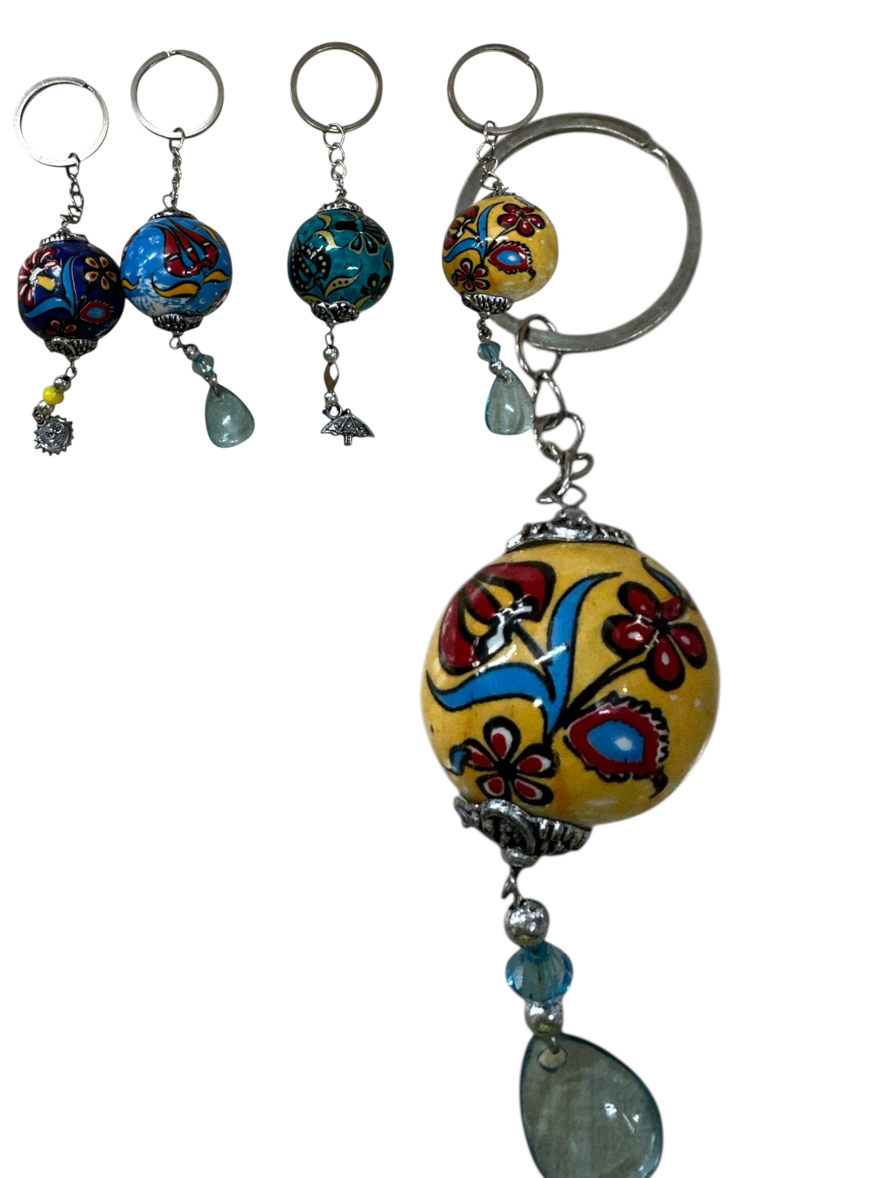 EVIL EYE KEYCHAIN CERAMIC
