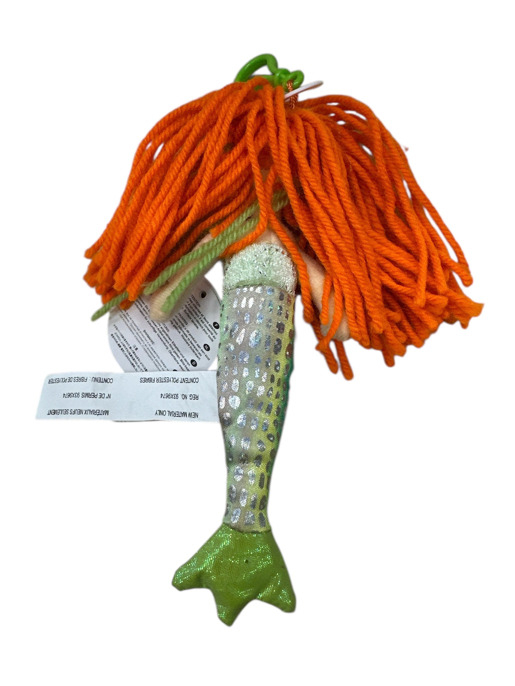 🧜♀️✨ Mermaid Plush Keychain - A Touch of Underwater Magic! 🌊💖