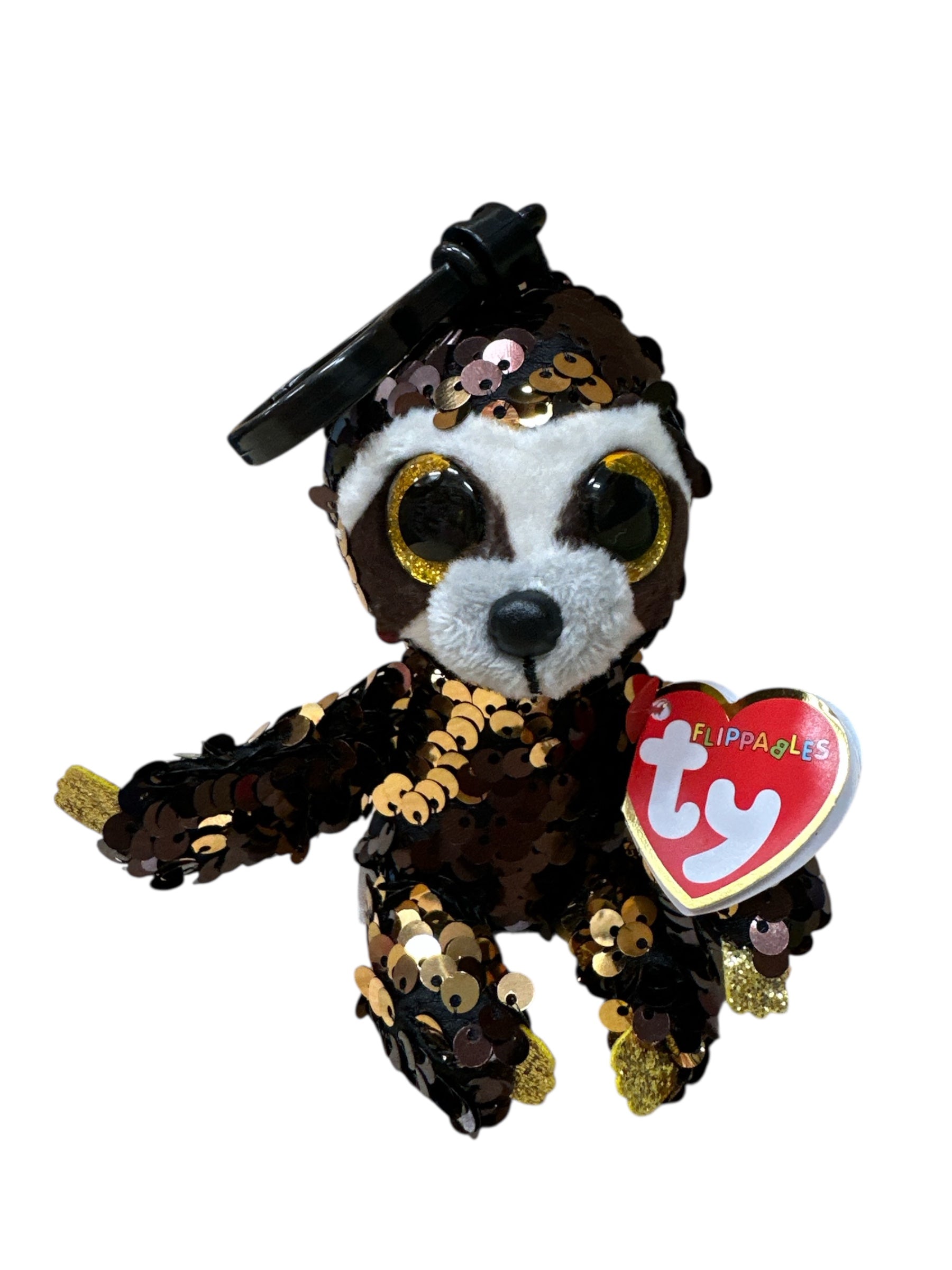 Ty Flippable Plush Animal Keychain – Reversible Soft Stuffed Accessory