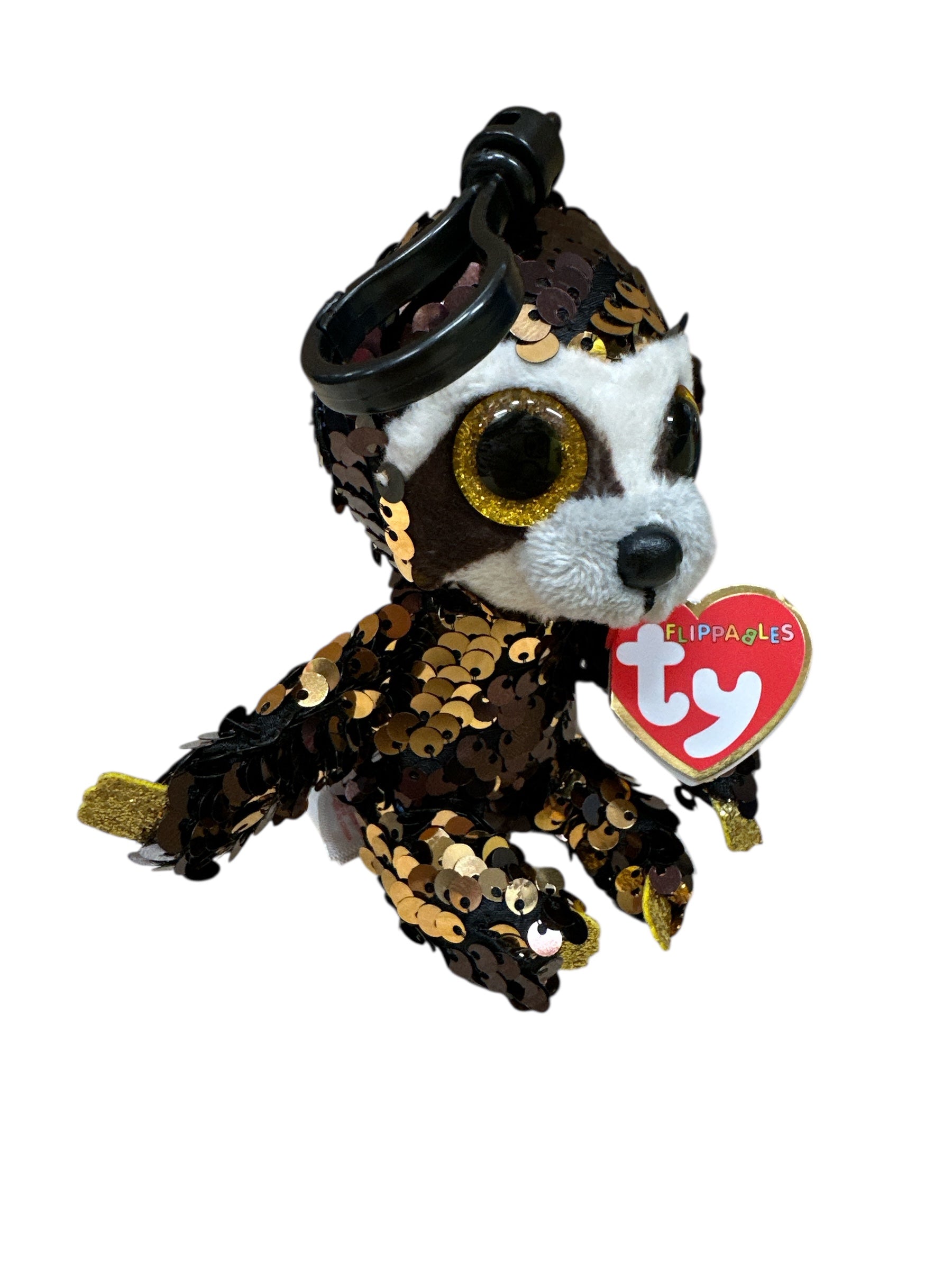 Ty Flippable Plush Animal Keychain – Reversible Soft Stuffed Accessory