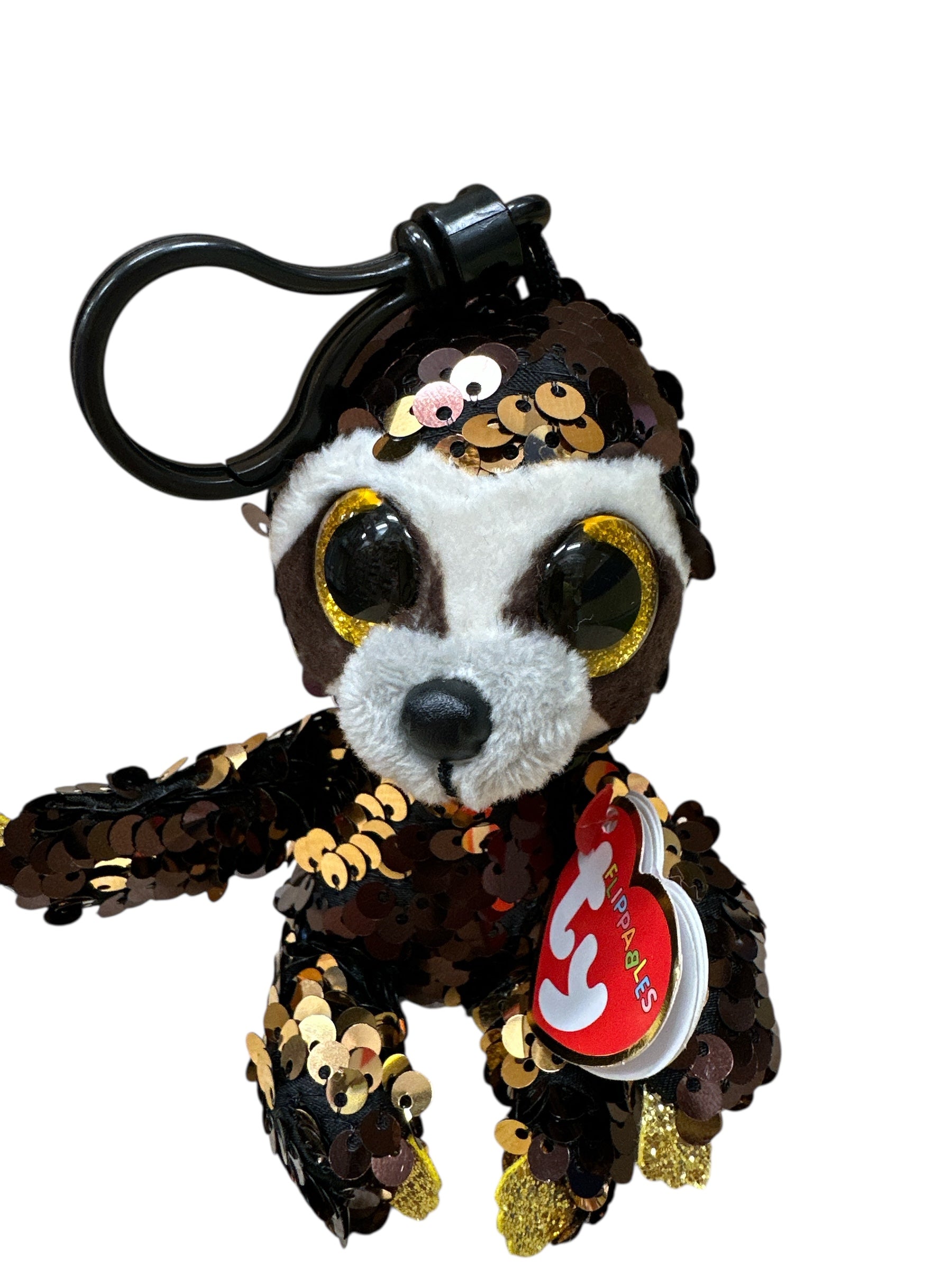 Ty Flippable Plush Animal Keychain – Reversible Soft Stuffed Accessory