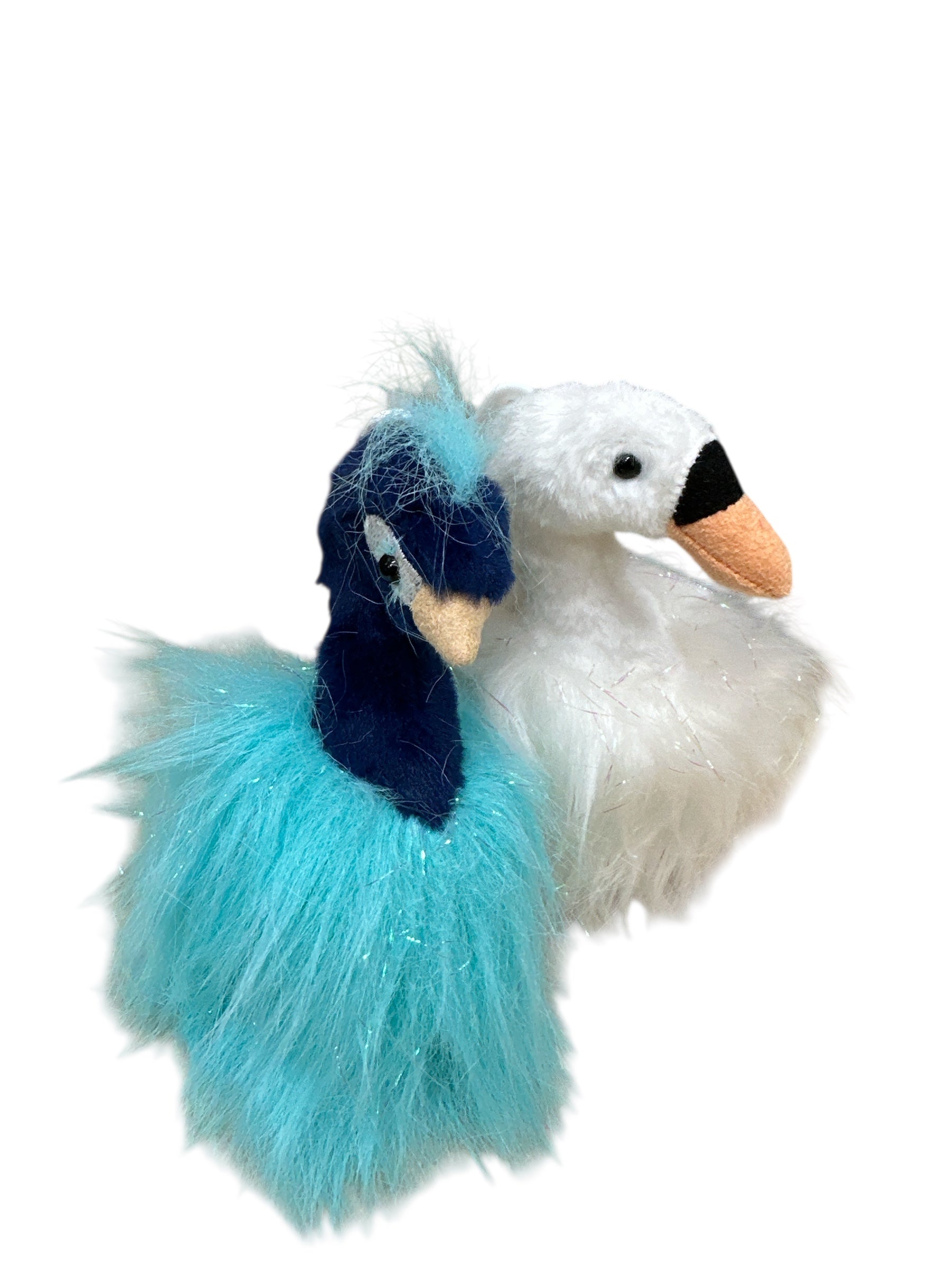 Peacock Animal Keychain – 6-Inch Soft Plush Bag Accessory