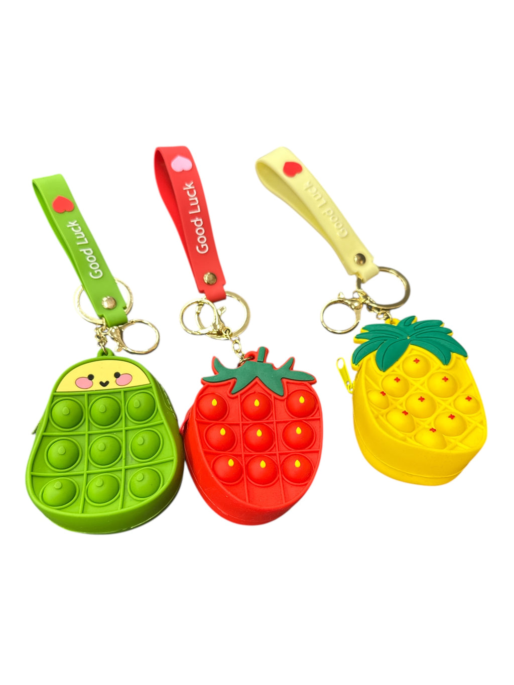 Pop It Keychain Purse – Cute & Colorful Fidget Coin Pouch