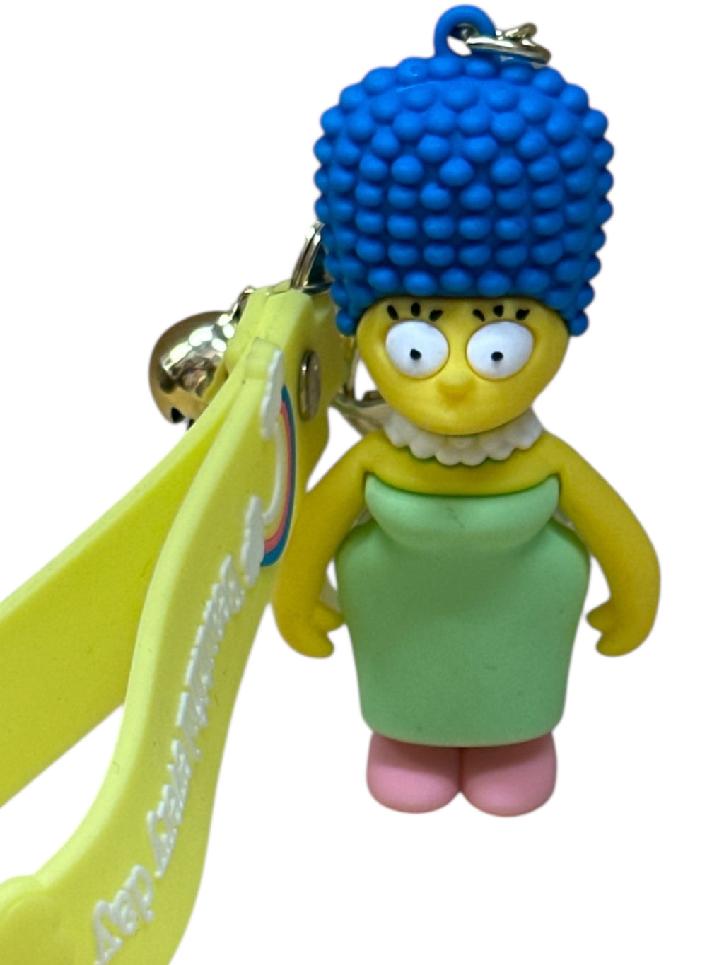 The Simpsons Licensed Silicone Keychain – 2.5-Inch Durable Key Ring
