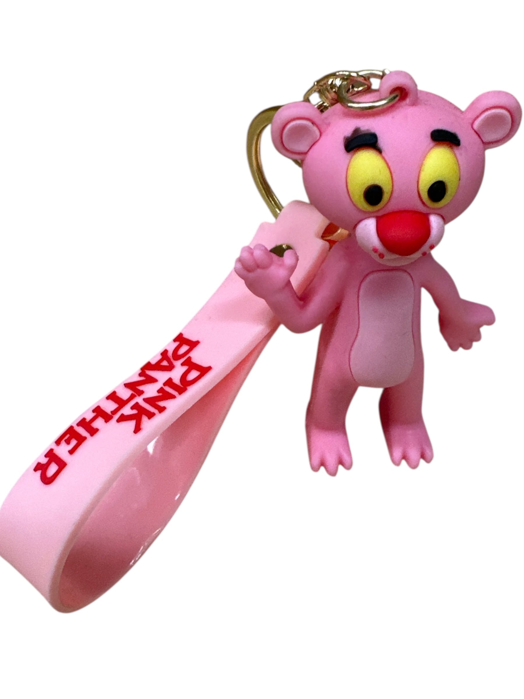 PINK PANTER SLICON KEYCHAIN